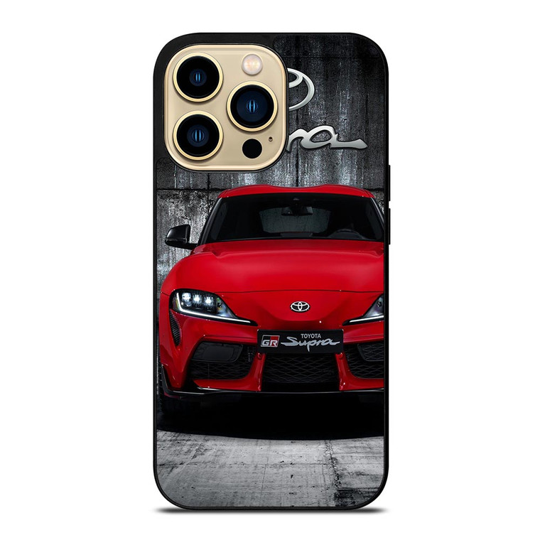 TOYOTA SUPRA RED CAR iPhone 14 Pro Max Case