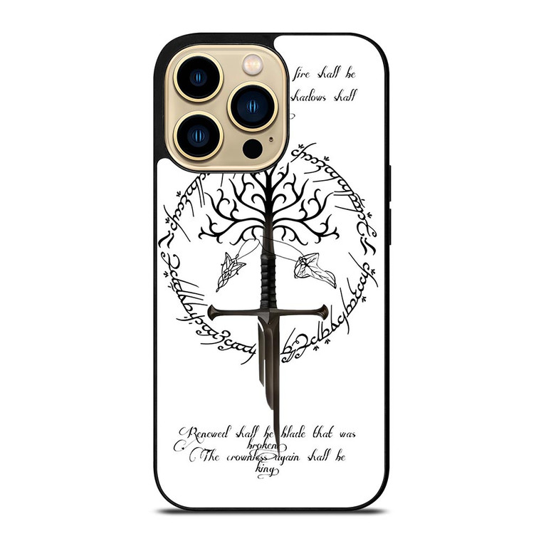 TREE LORD OF THE RING SWORD iPhone 14 Pro Max Case