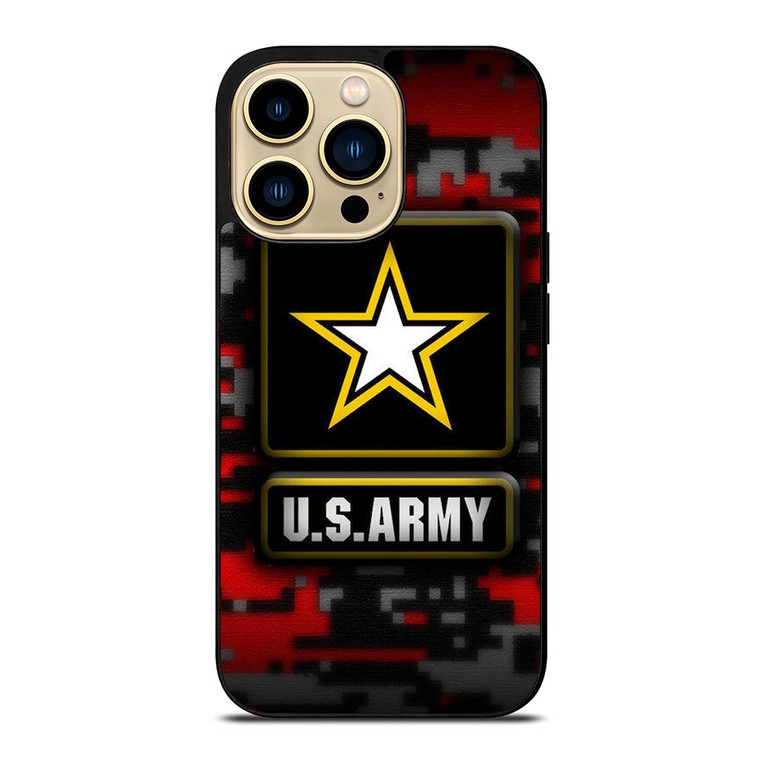 US ARMY CAMO LOGO iPhone 14 Pro Max Case