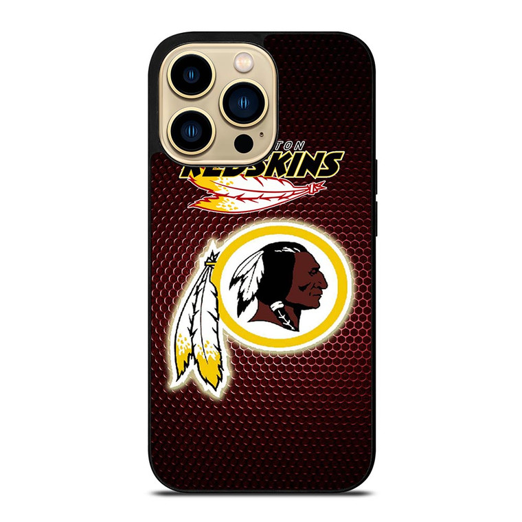 WASHINGTON REDSKINS METAL LOGO iPhone 14 Pro Max Case