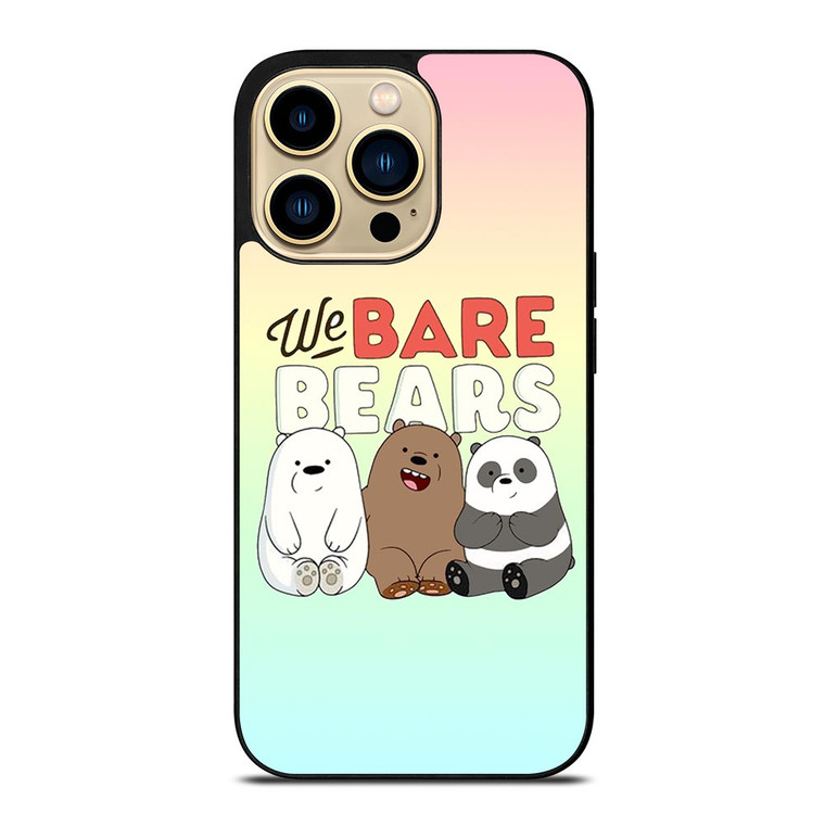 WE BARE BEARS COLORFUL iPhone 14 Pro Max Case