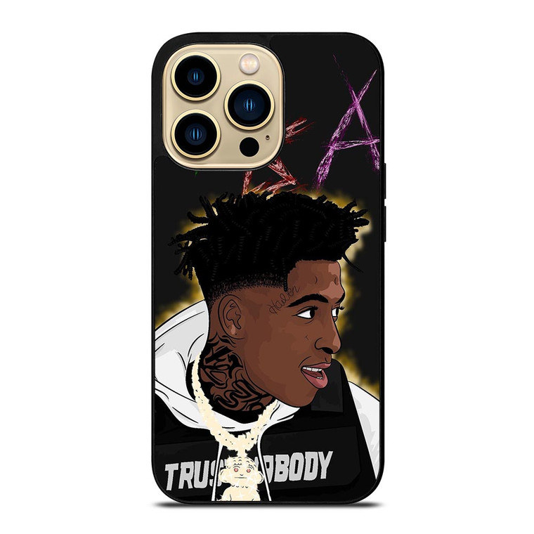 YOUNGBOY NBA RAPPER CARTOON iPhone 14 Pro Max Case