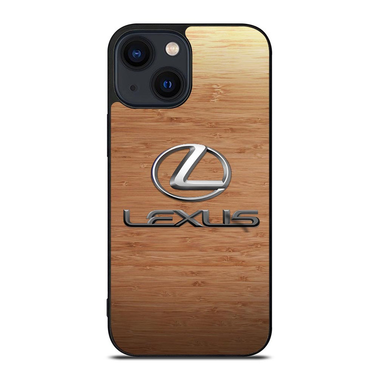 LEXUS WOODEN LOGO iPhone 14 Plus Case