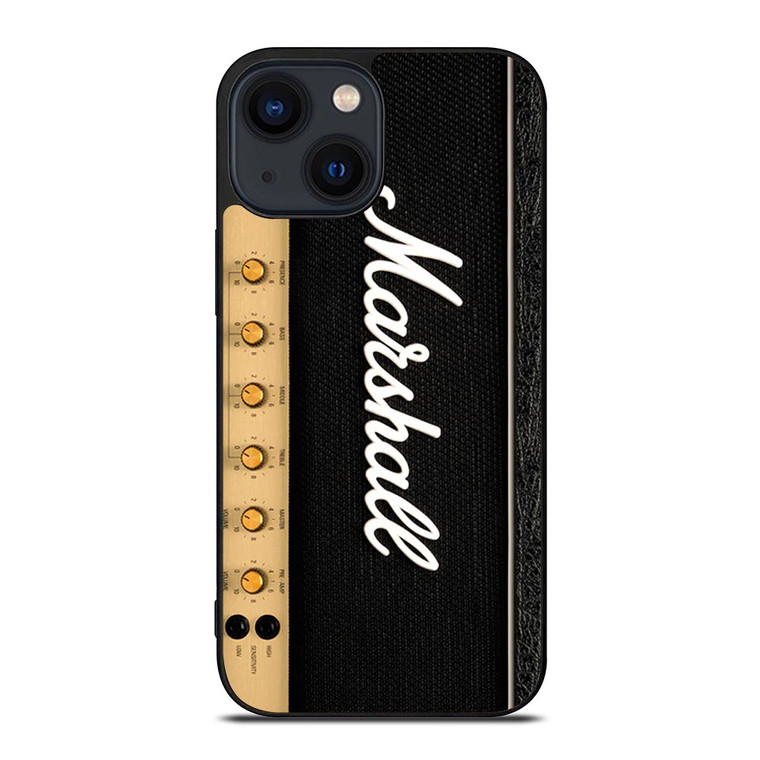 MARSHALL SPEAKER GOLD WOOD iPhone 14 Plus Case