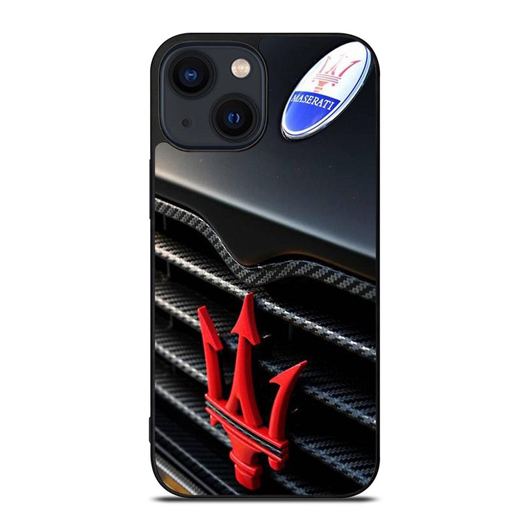 MASERATI CARBON GRILL iPhone 14 Plus Case