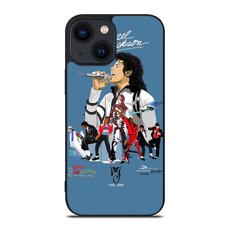 MICHAEL JACKSON CARTOON iPhone 14 Plus Case