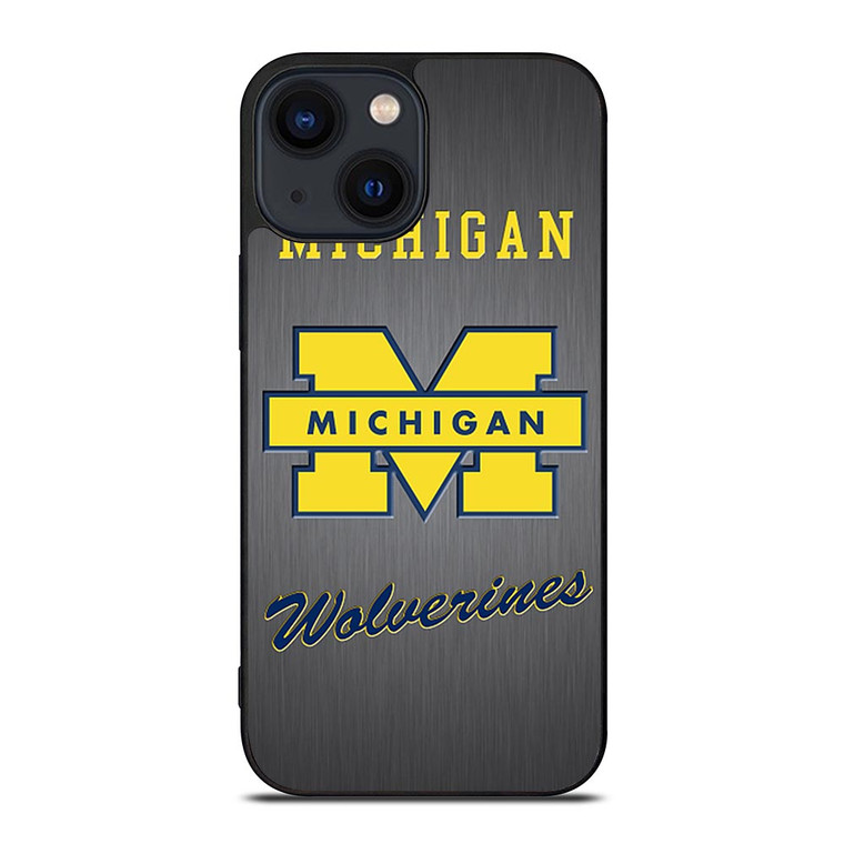 MICHIGAN WOLVERINES LOGO iPhone 14 Plus Case