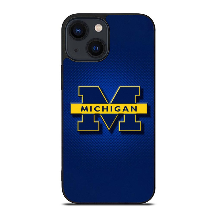 MICHIGAN WOLVERINES NFL LOGO iPhone 14 Plus Case