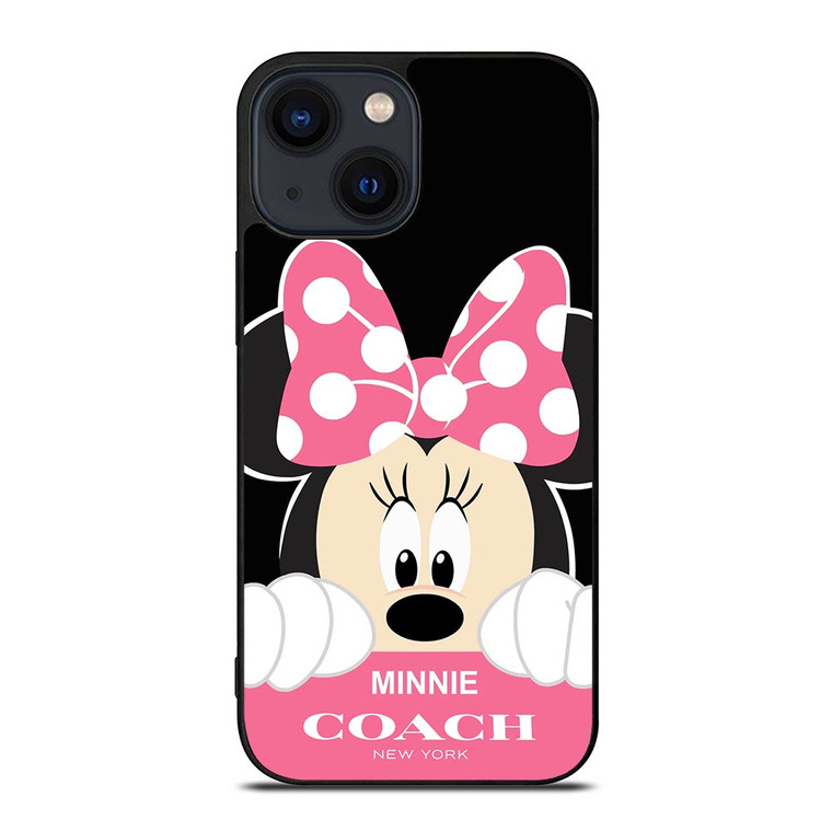 MINNIE MOUSE PINK COACH NEW YORK iPhone 14 Plus Case