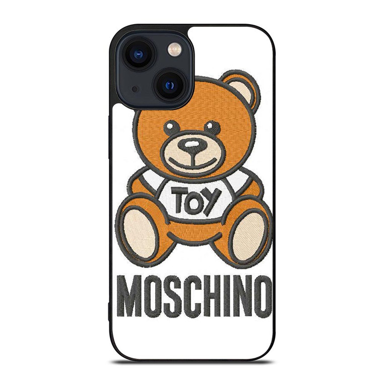 MOSCHINO TOY EMBROIDERED iPhone 14 Plus Case