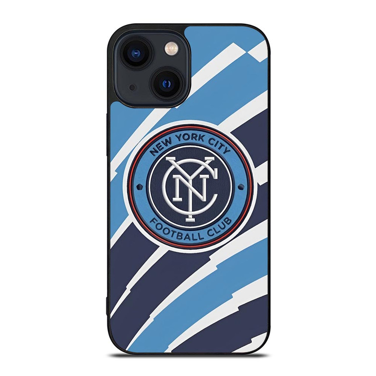NEW YORK CITY FC STRIPS iPhone 14 Plus Case