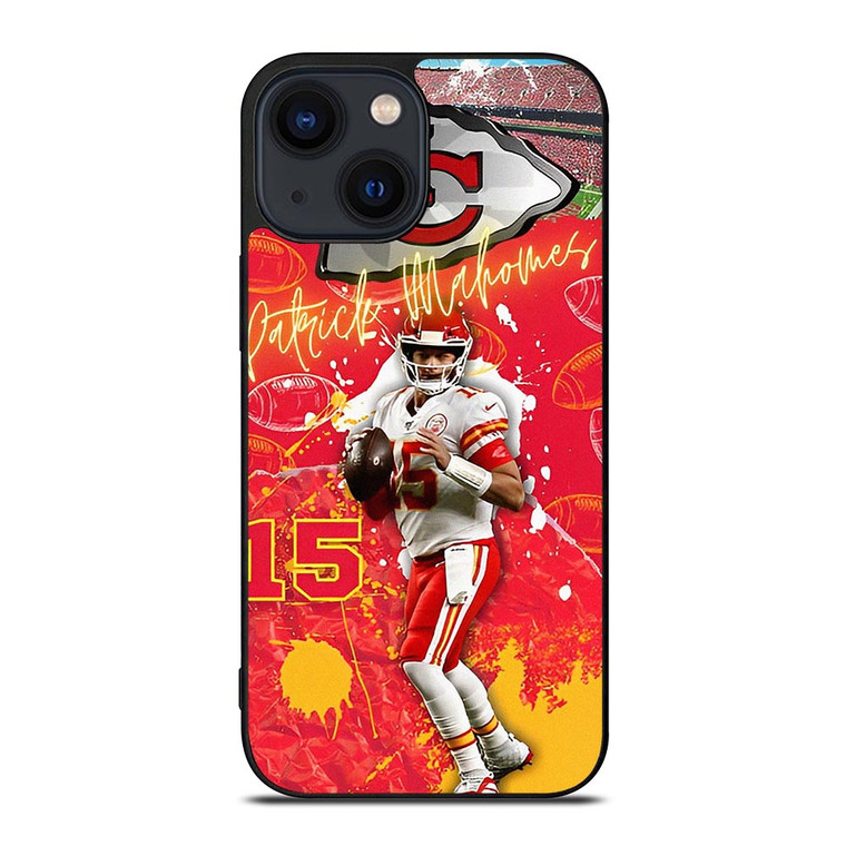 PATRICK MAHOMES FOOTBALL NFL iPhone 14 Plus Case