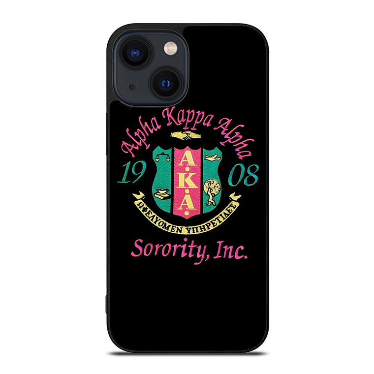 PINK AND GREEN AKA LOGO iPhone 14 Plus Case