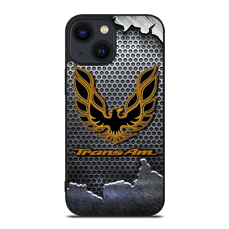 PONTIAC TRANS AM FIREBIRD METAL LOGO 2 iPhone 14 Plus Case