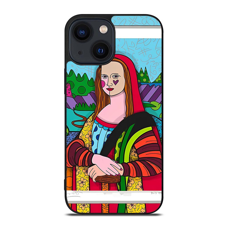 ROMERO BRITTO MONALISA iPhone 14 Plus Case