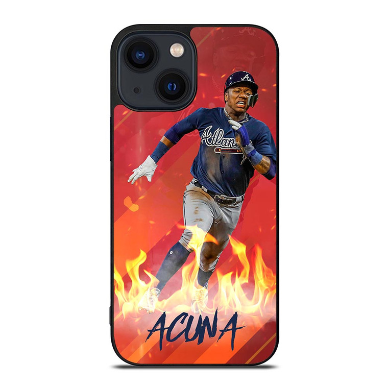 RONALD ACUNA JR ATLANTA BRAVES BASEBALL MLB iPhone 14 Plus Case