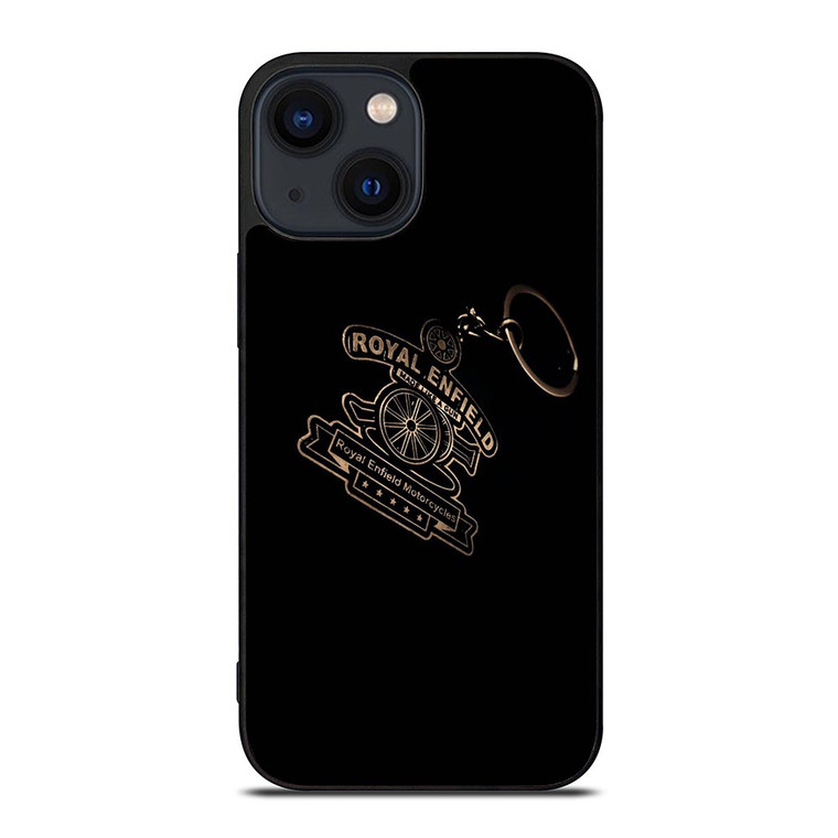 ROYAL ENFIELD KEY CHAN BLACK LOGO iPhone 14 Plus Case