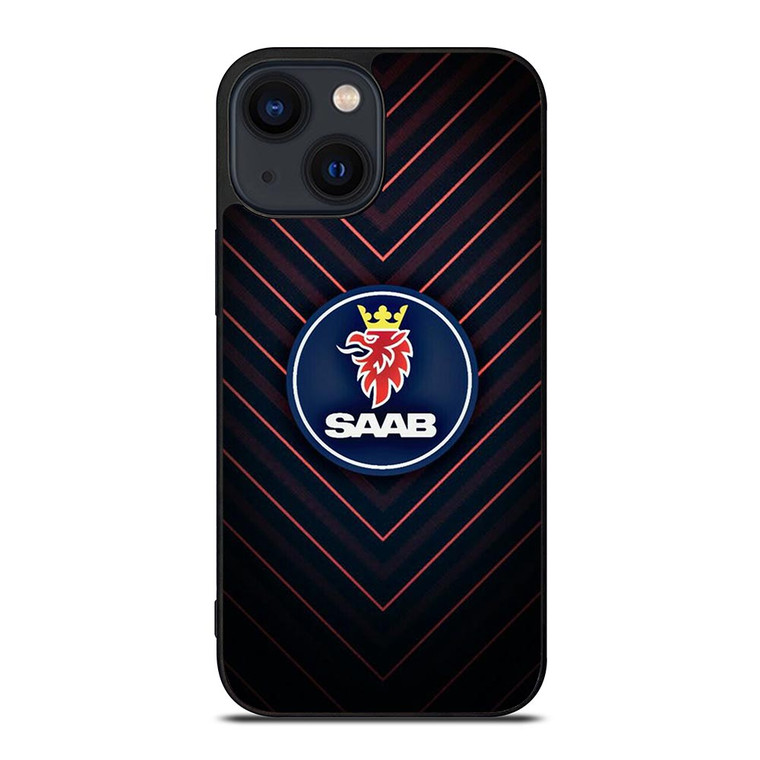 SAAB AUTOMOBILE LOGO iPhone 14 Plus Case SAAB AUTOMOBILE LOGO iPhone 14 Plus Case