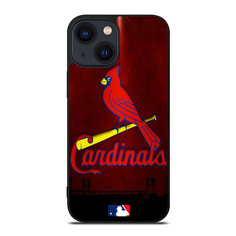 SAINT LOUIS CARDINALS MLB RED LOGO iPhone 14 Plus Case