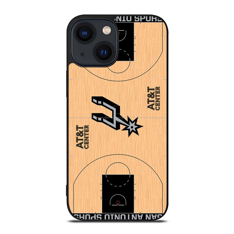 SAN ANTONIO SPURS BASKET FIELD iPhone 14 Plus Case