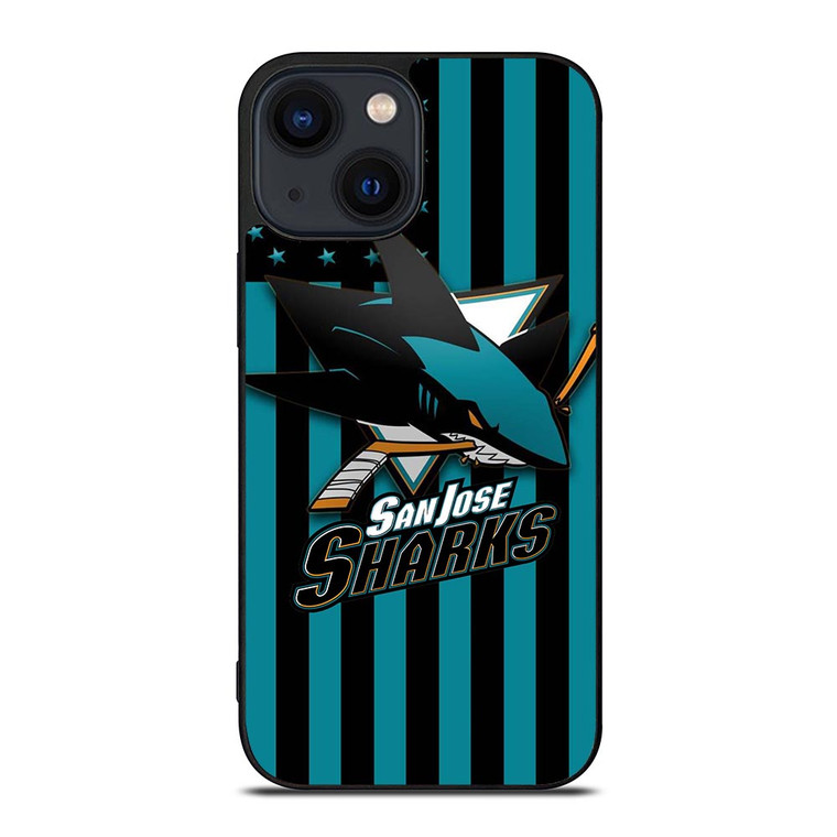 SAN JOSE SHARKS SYMBOL iPhone 14 Plus Case SAN JOSE SHARKS SYMBOL iPhone 14 Plus Case