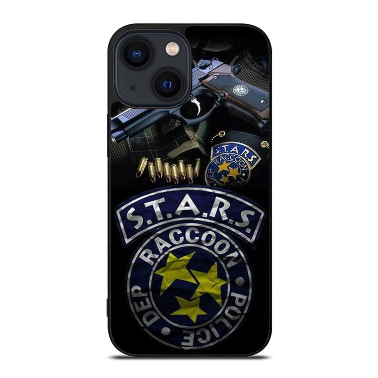 STARS RACCOON POLICE DEP BADGE 2 iPhone 14 Plus Case