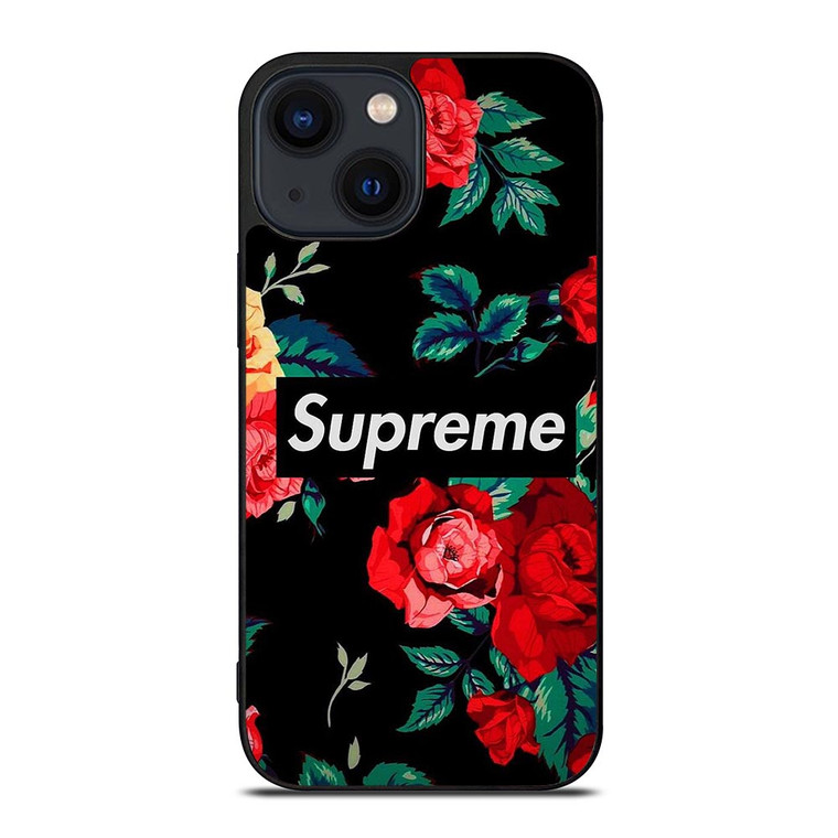 SUPREME FLOWER LOGO iPhone 14 Plus Case SUPREME FLOWER LOGO iPhone 14 Plus Case