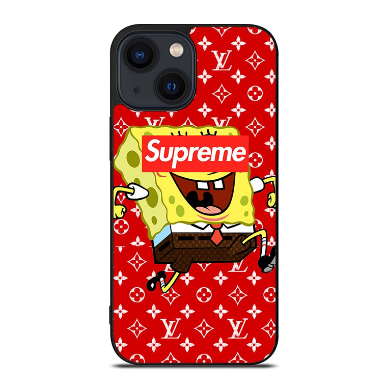 SUPREME SPONGEBOB iPhone 14 Plus Case