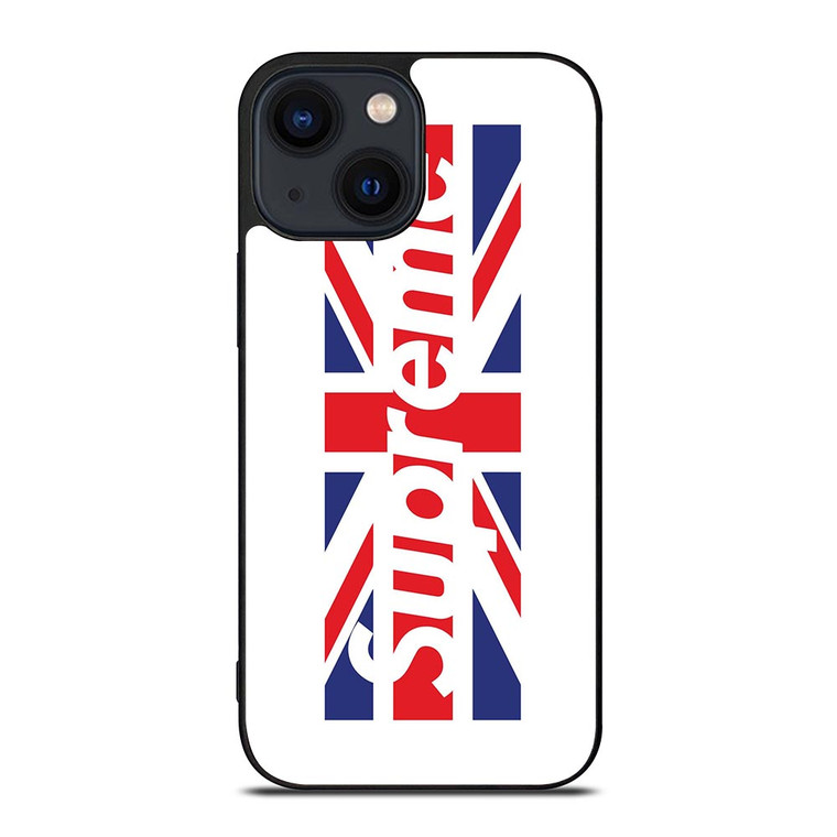 SUPREME UNITED KINGDOM FLAG iPhone 14 Plus Case SUPREME UNITED KINGDOM FLAG iPhone 14 Plus Case