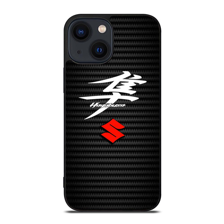 SUZUKI HAYABUSA CARBON LOGO iPhone 14 Plus Case