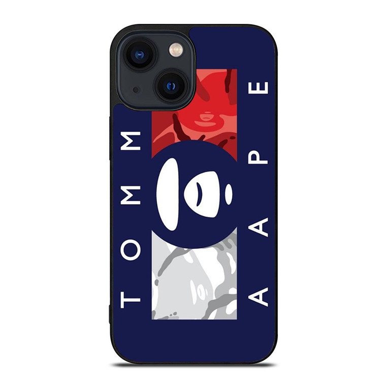 TOMMY HILFIGER BAPE CAMO LOGO iPhone 14 Plus Case