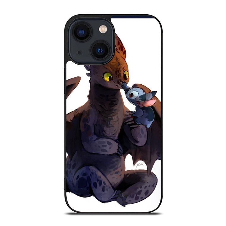 TOOTHLESS AND STITCH CARTOON 2 iPhone 14 Plus Case