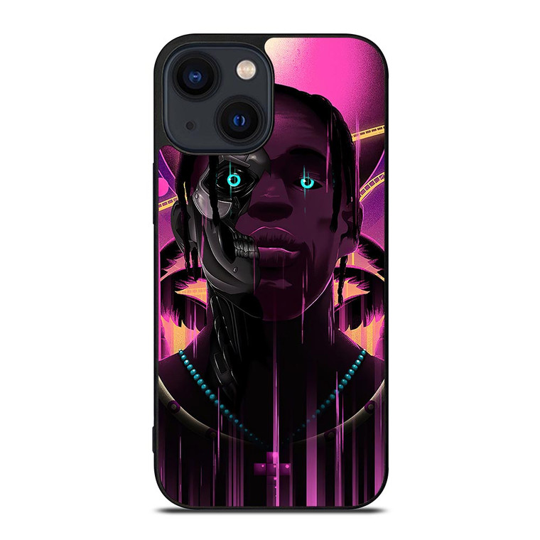 TRAVIS SCOTT RAPPER ART iPhone 14 Plus Case
