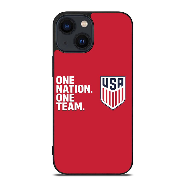USA SOCCER ONE NATION ONE TEAM iPhone 14 Plus Case