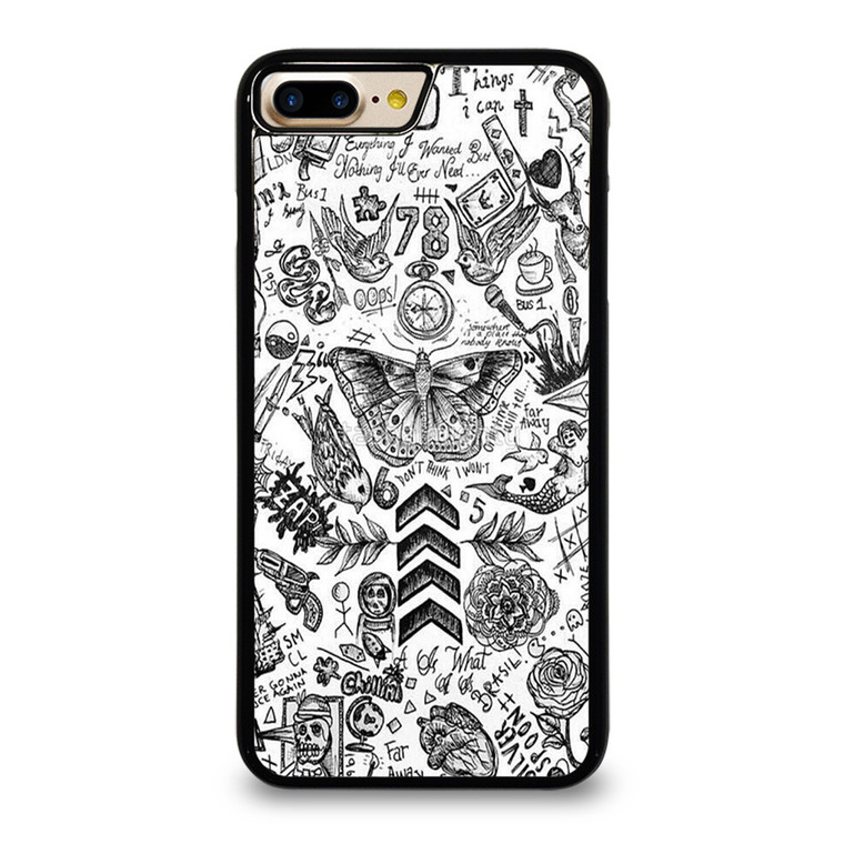 ONE DIRECTION TATTOOS iPhone 7 Plus Case ONE DIRECTION TATTOOS iPhone 7 Plus Case