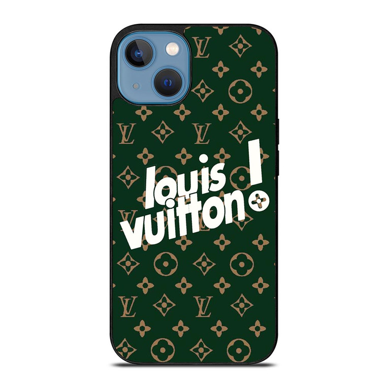 LOUIS VUITTON GREEN LOGO iPhone 13 Case