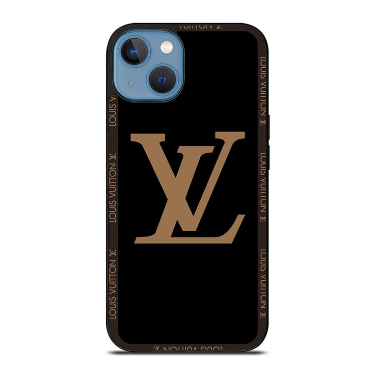 LOUIS VUITTON ROUND BLACK iPhone 13 Case