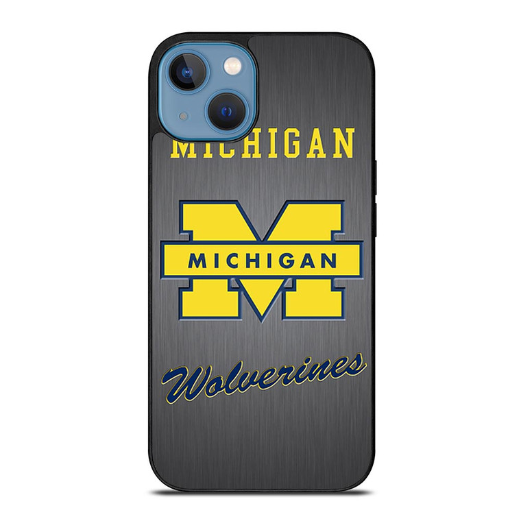 MICHIGAN WOLVERINES LOGO iPhone 13 Case