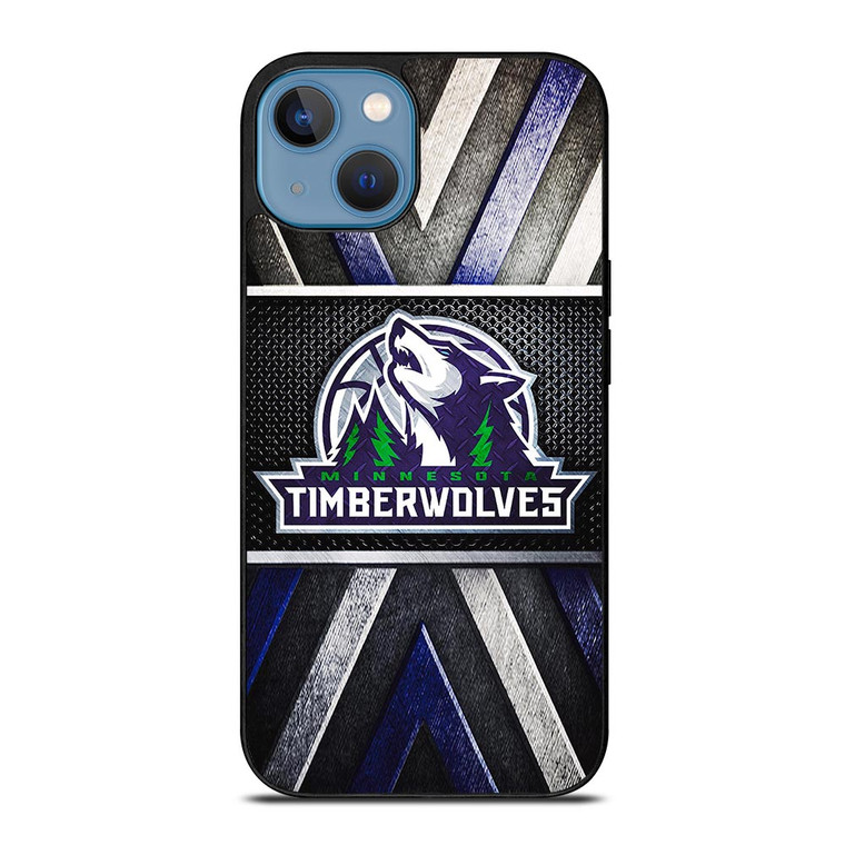 MINNESOTA TIMBERWOLVES METAL SYMBOL iPhone 13 Case