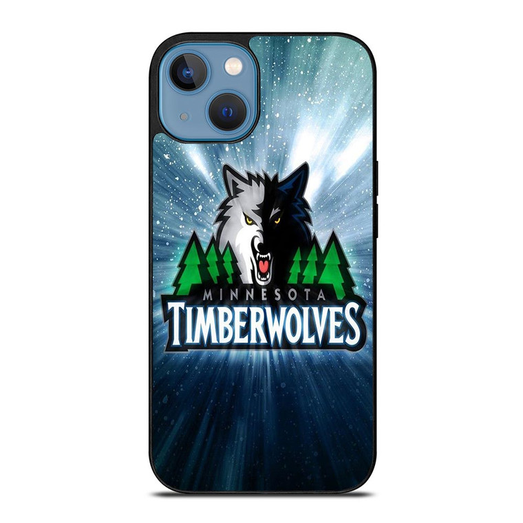 MINNESOTA TIMBERWOLVES SHINY SYMBOL iPhone 13 Case