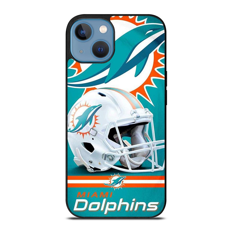 NFL MIAMI DOLPHINS HELMET LOGO iPhone 13 Case