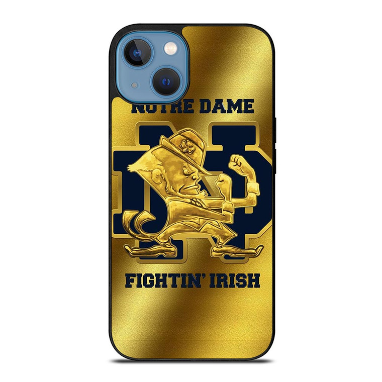 NOTRE DAME GOLD EMBLEM iPhone 13 Case