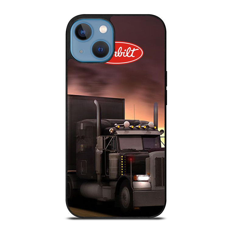 PETERBILT BLACK TRUCK iPhone 13 Case