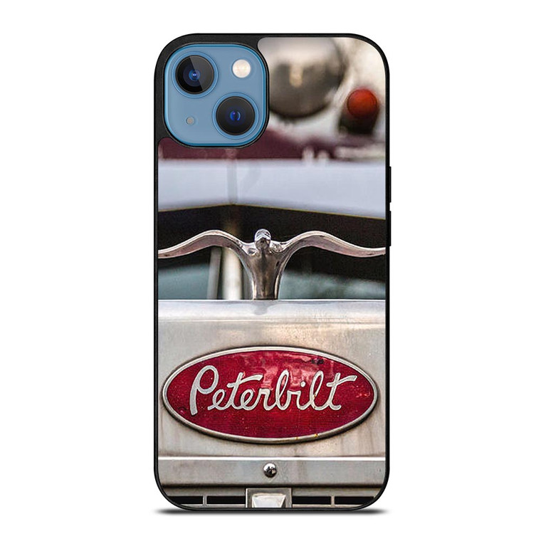 PETERBILT TRUCK METAL EMBLEM iPhone 13 Case