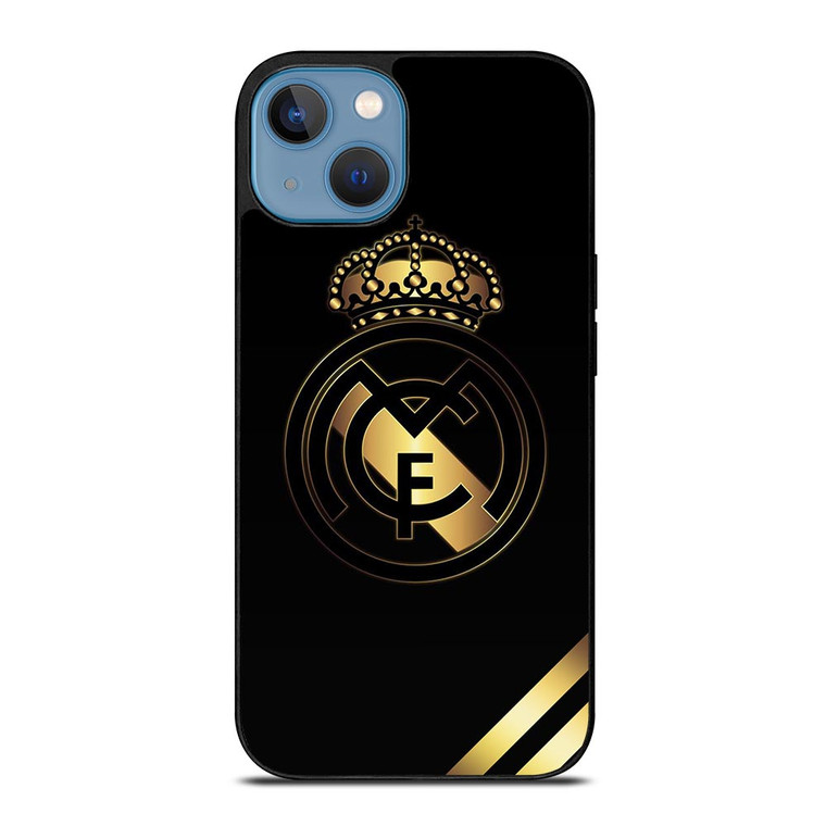 REAL MADRID FC NEW GOLD LOGO iPhone 13 Case