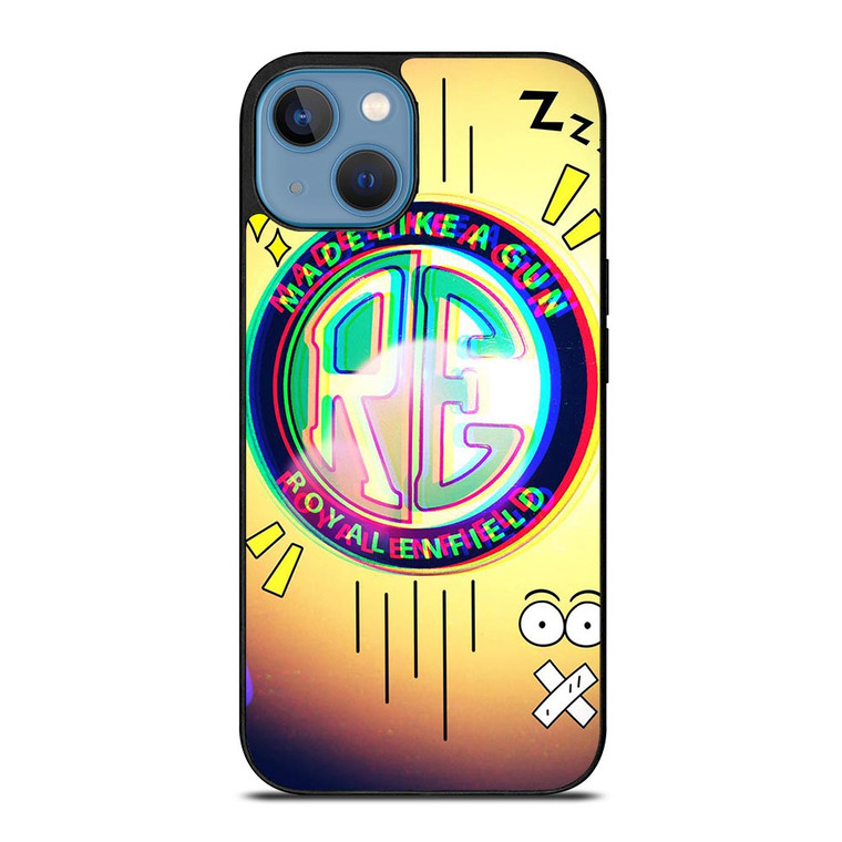 ROYAL ENFIELD MADE LIKE A GUN ARTWORK iPhone 13 Case