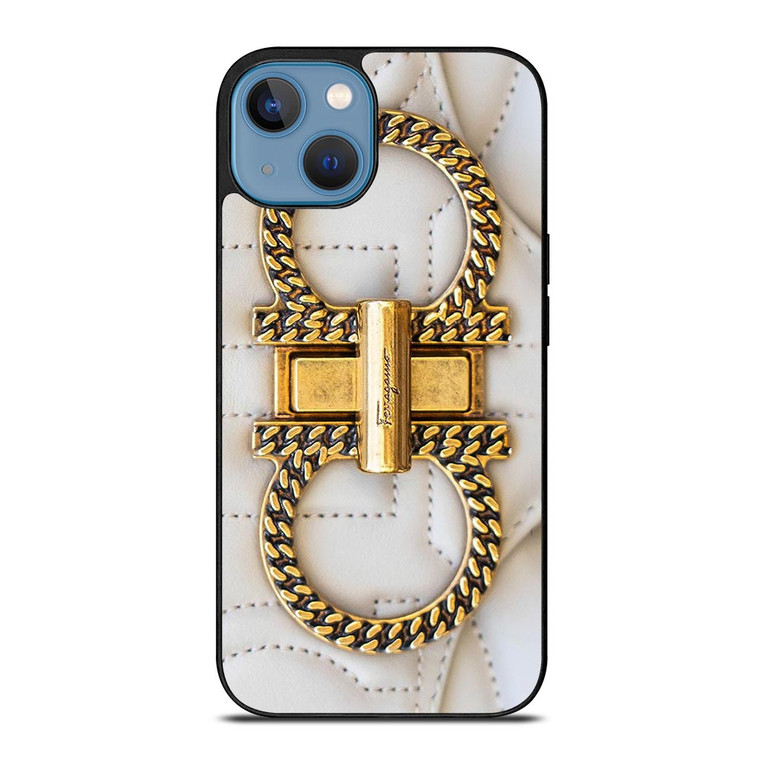 SALVATORE FERRAGAMO EMBLEM iPhone 13 Case