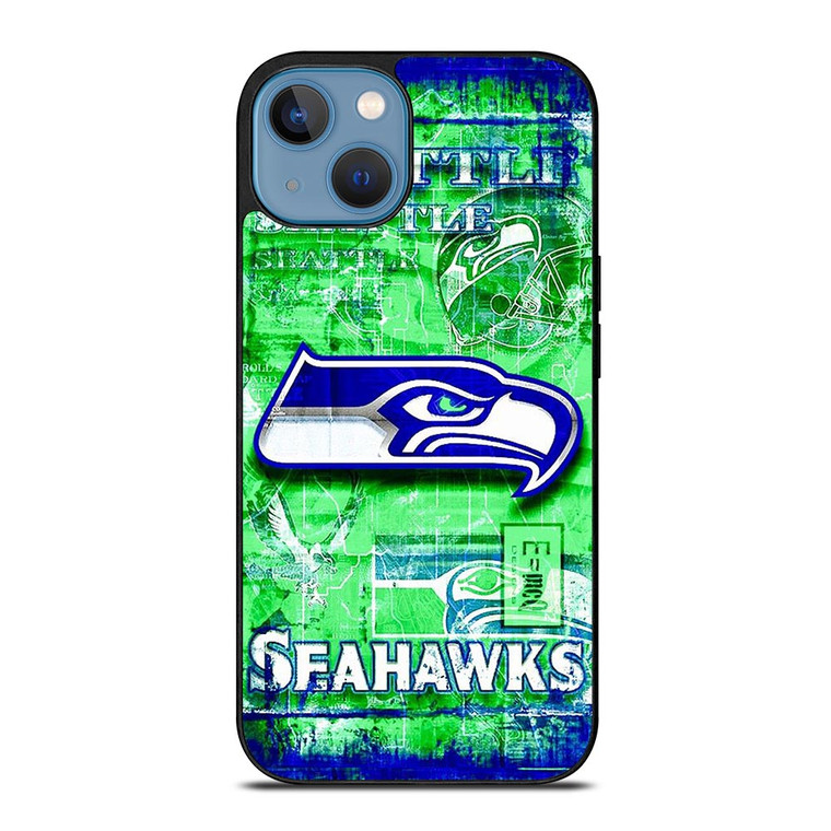 SEATTLE SEAHAWKS SKIN iPhone 13 Case SEATTLE SEAHAWKS SKIN iPhone 13 Case