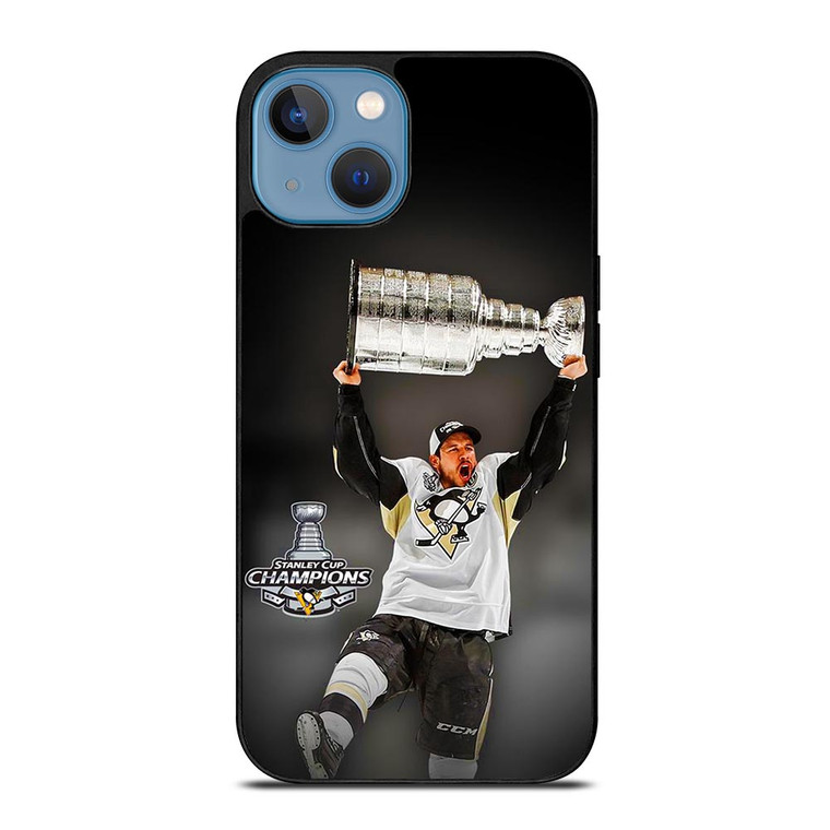 SIDNEY CROSBY PITTSBURGH PENGUINS CHAMPIONS iPhone 13 Case