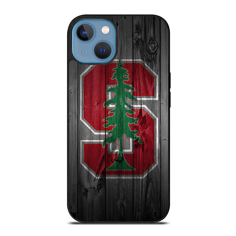 STANFORD CARDINAL WOODEN LOGO iPhone 13 Case